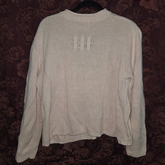 Marisa Christina Pink Christmas Tree Ramie Cotton Woman's Size Large - Picture 6 of 8